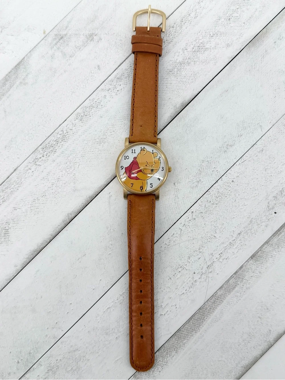 Vintage 90s Disney Winnie the Pooh Timex Thinking Watch